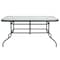 Flash Furniture 5PC Patio Set-55" Glass Table, 4 Black Chairs TLH-089REC-017CBK4-GG - alternate 6